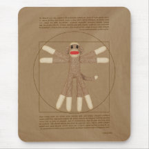 Vitruvian Monkey Mousepad