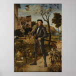 Vittore Carpaccio - Young Knight in a Landscape Posters