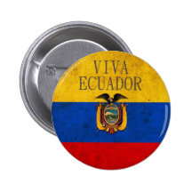 Viva Ecuador Pinback Button