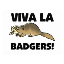 Viva La Badgers Postcards