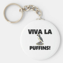Viva La Puffins Keychains
