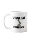 Viva La Puffins mugs