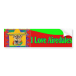 Viva  Mexico Airedale bumper stickers