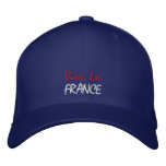 Vive La FRANCE football hats & peak caps embroidered hats