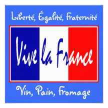 Vive la France Invitation to a French Event