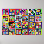 Vivid Origami Art Original Size 20"x30" Poster posters