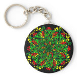 vivid pattern keychains
