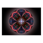 Vivid Petals Mandala - Artist Trading Card ACEO