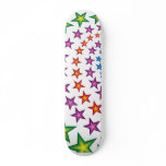 vivid stars_1 on wood skateboards