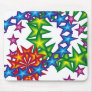 vivid stars circles mouse mats