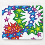 vivid stars circles mousepads