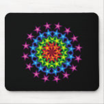 vivid stars circles mouse pads