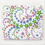 vivid stars composition mouse mats
