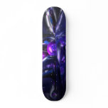 Vivid Waves Abstract Skateboard V1