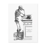Vivitur Ingenio - Skeleton postcards