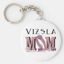 Vizsla MOM Keychains