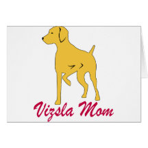Vizsla Mum Greeting Card