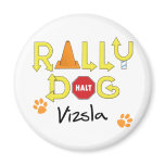 Vizsla Rally Dog Magnet