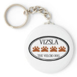 Vizsla The Velcro Dog keychain