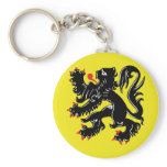 Vlaamse Leeuw van Vlaanderen sleutelhanger