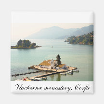 Vlacherna monastery refrigerator magnet