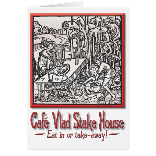 Vlad Cafe Greeting Cards
