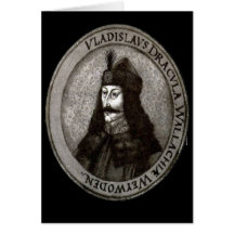 Vlad Draculeala Vintage portrait Greeting Cards