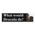 Vlad Tepes with name in Black adder bumper stickers