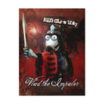 Vlad the Impaler Sock Puppet postcards