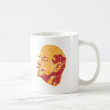 vladimir lenin cccp portrait coffee mug