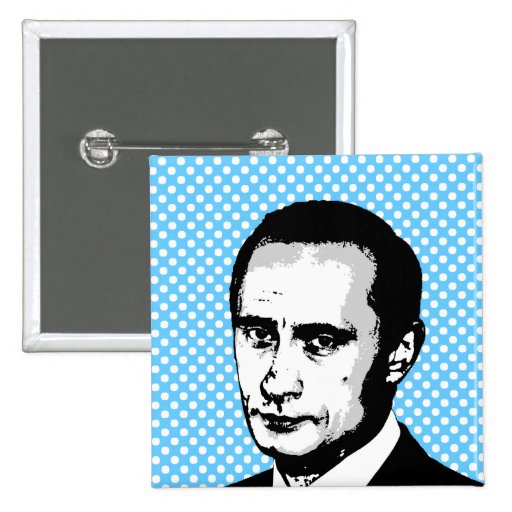 Vladimir Putin Pinback Buttons