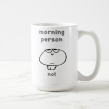 VM8577 "Morning Person. Not" vimrod Mugs