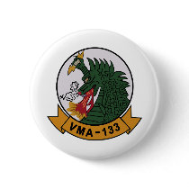 VMA-133 Dragons Pinback Button