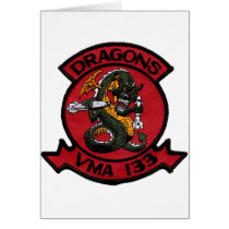 VMA 133 Dragons Greeting Card