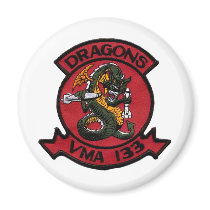 VMA 133 Dragons Fridge Magnets