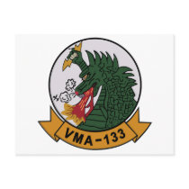 VMA-133 Dragons Postcard
