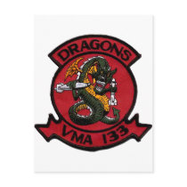 VMA 133 Dragons Post Cards