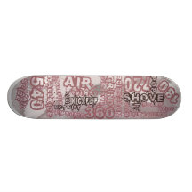 Vocab Red Skateboard Deck