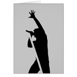 Vocalist Silhouette cards