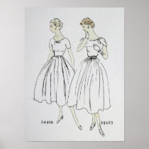 Vogue 1953 Poster