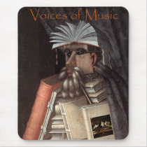 Voices of Music Librarian Mug Mouse Pads