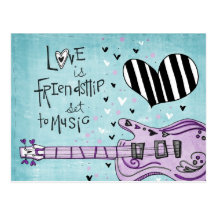 vol25- love is friendship postcard