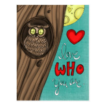 vol25- love who you are post card