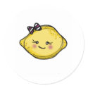 Vol25 Rosey Cheeked lemon head sticker