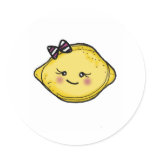 Vol25 Rosey Cheeked lemon head sticker