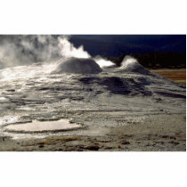 Volcanic land, Upper Geyser Basin, Yellowstone Nat Photo Cut Outs