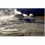 Volcanic land, Upper Geyser Basin, Yellowstone Nat photo sculptures