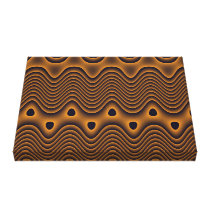 Volcanic Oceans Patterned Canvas Print
