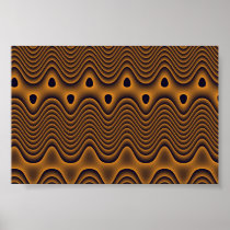 Volcanic Oceans Patterned Poster
