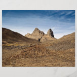 Volcanic plugs showing fluting, Algeria Desert Flyer